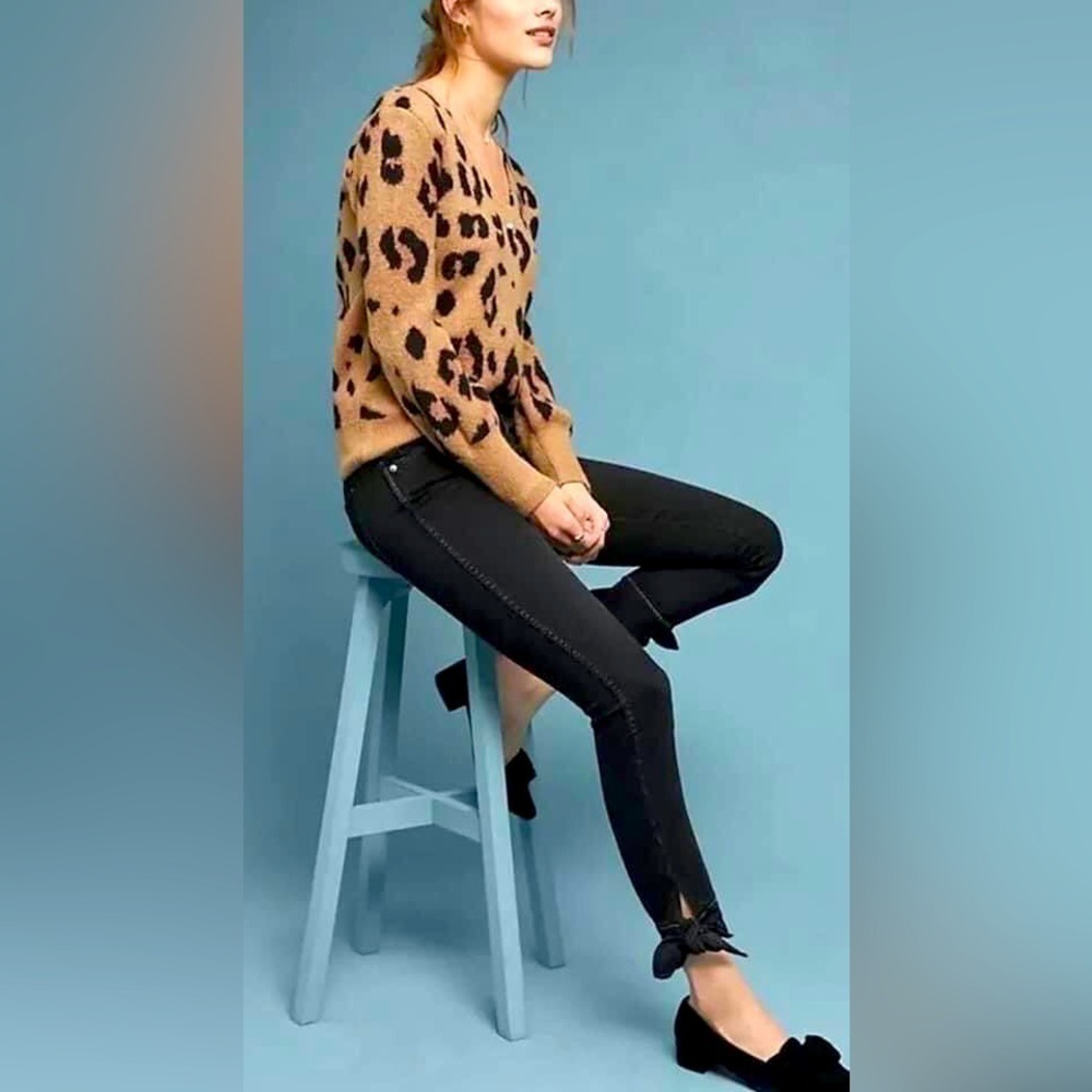 NWT 32 AMO The Ankle Jean in Black Magic
